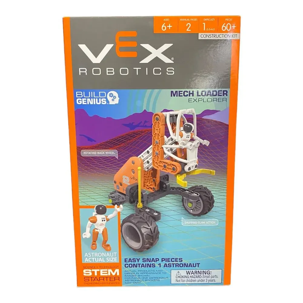 Hexbug Vex Mech Loader Explorer STEM Starter Construction Kit 70+ Pieces New
